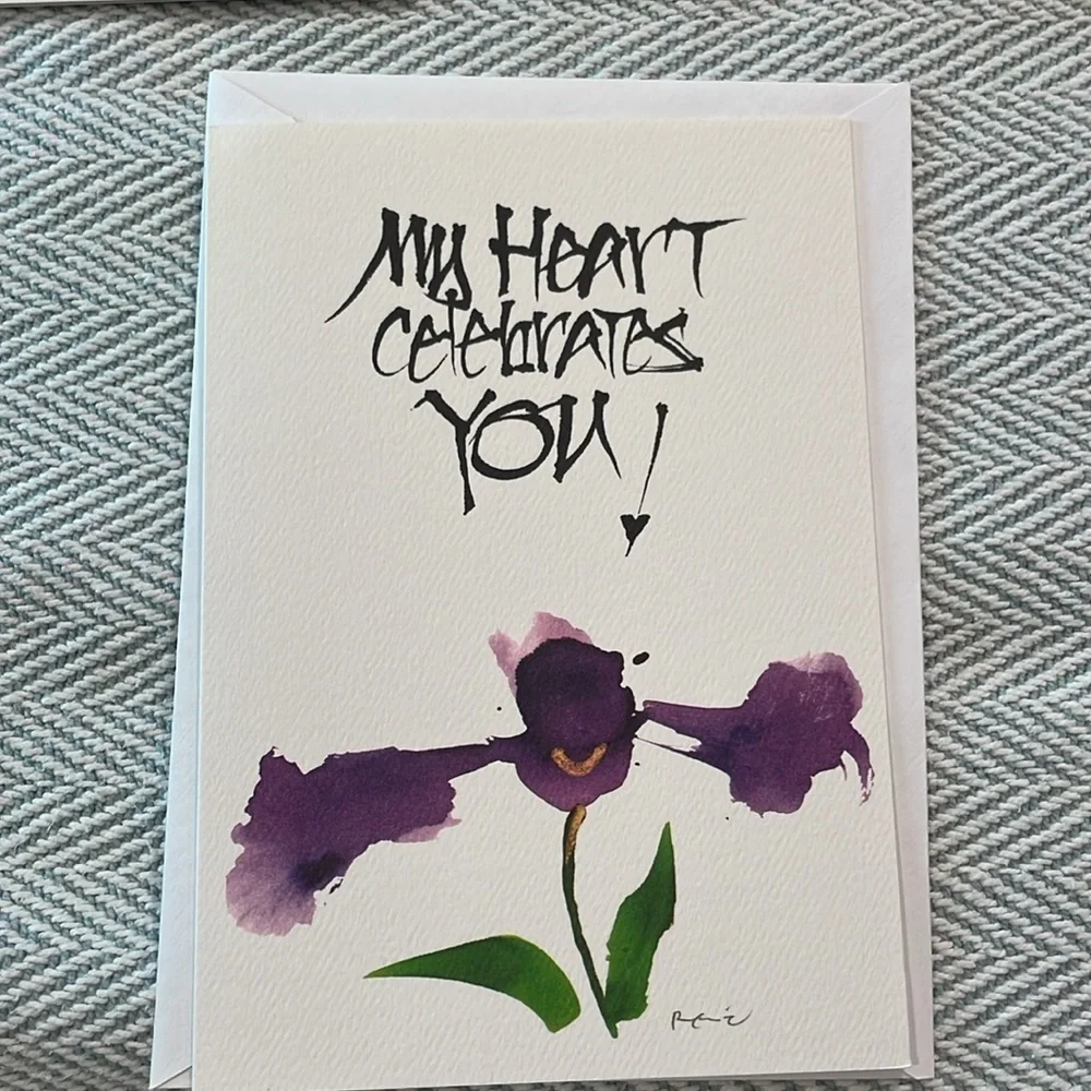 5 Unique Cards with Envelopes. Blank Inside.